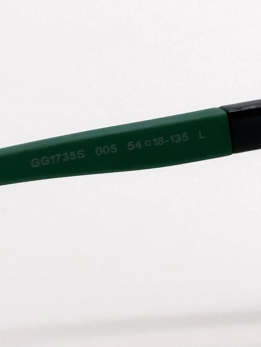 NEW GUCCI SUNGLASSES GG1735S 005 BLACK/GREEN UNISEX EYEWEAR - Picture 7 of 9